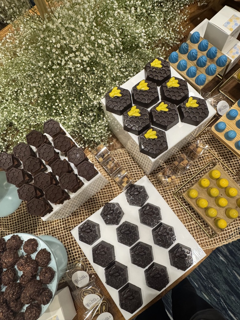 Artisan chocolate event display